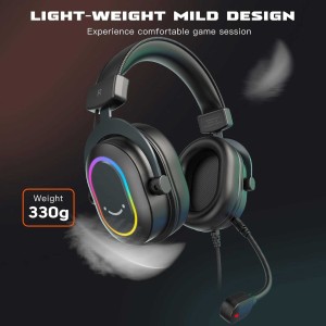 هدست گیمینگ فای فاین مدل AMPLIGAME H6 RGB